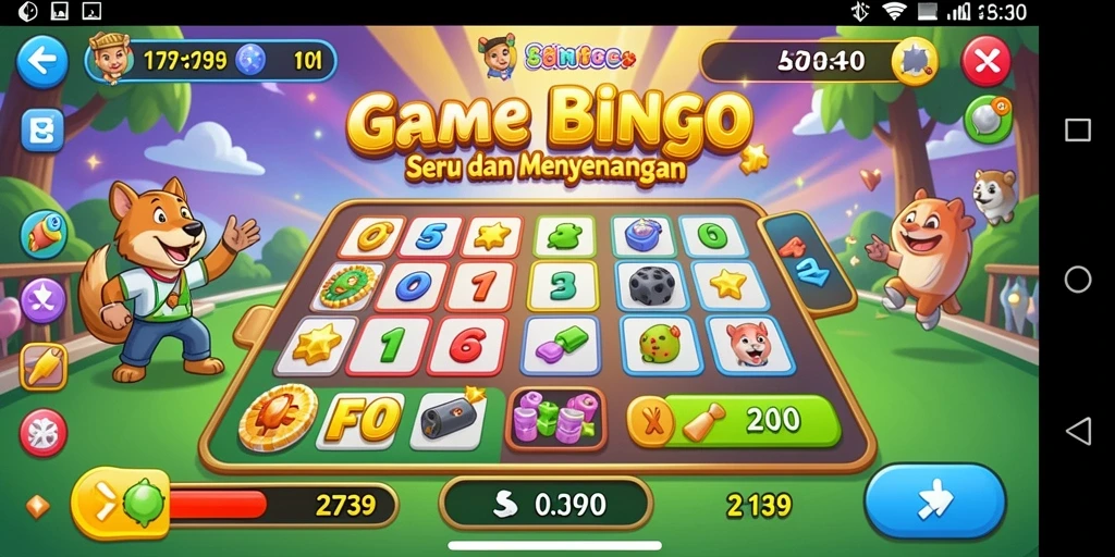 Tampilan gameplay Bingo yang menarik dan seru dalam 2739.