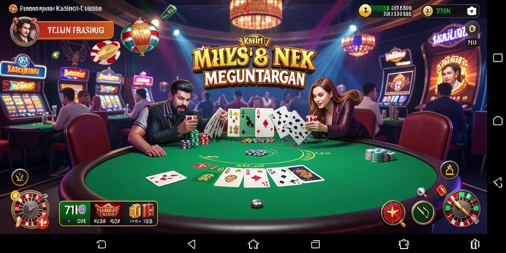 Screenshot gameplay Kasino yang menarik dan mendebarkan.
