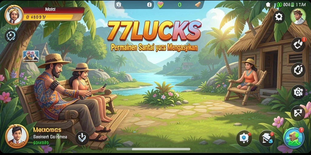 Tampilan gameplay 77LUCKS yang mengasyikkan dan penuh warna.