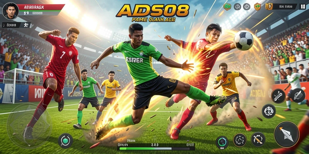 Gameplay mendebarkan di ADS508 dengan grafis olahraga yang memukau.