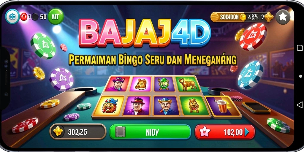 Tampilan gameplay BAJAJ4D dengan fitur Bingo yang menarik.