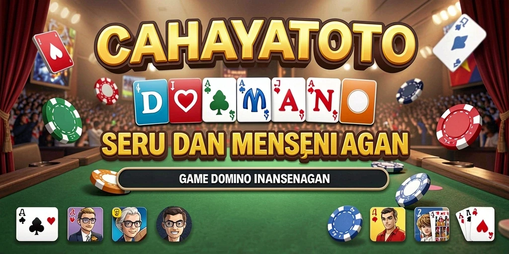 Tampilan gameplay seru dari CAHAYATOTO dengan kartu domino.