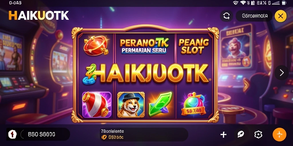 Tampilan gameplay HAIKUOTK yang seru dan penuh warna.