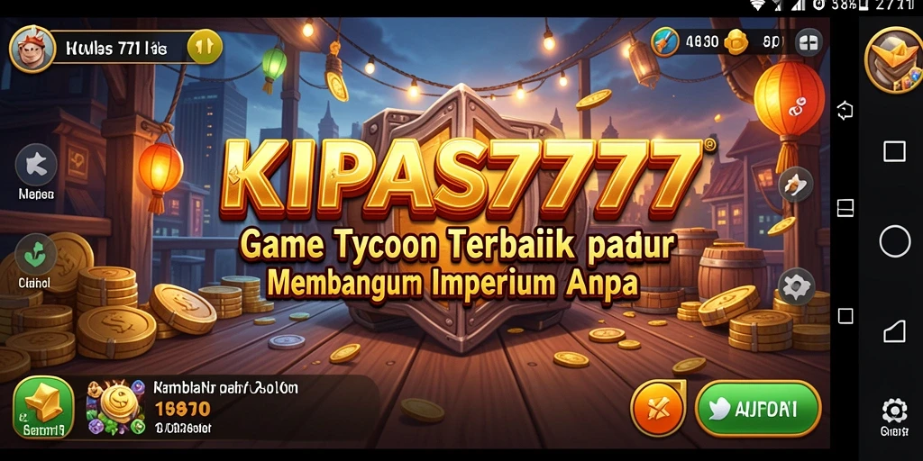 Tampilan gameplay KIPAS777 menunjukkan aksi mendalam dalam pengelolaan bisnis Tycoon.