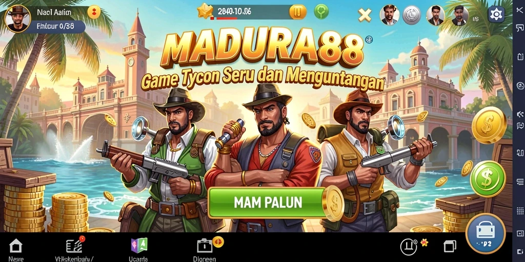 Tampilan gameplay <strong>MADURA88</strong> yang seru dan interaktif.