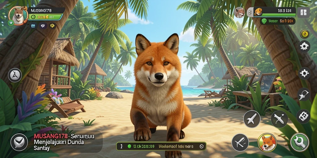 Tampak seru dari gameplay <strong>MUSANG178</strong> yang penuh warna.