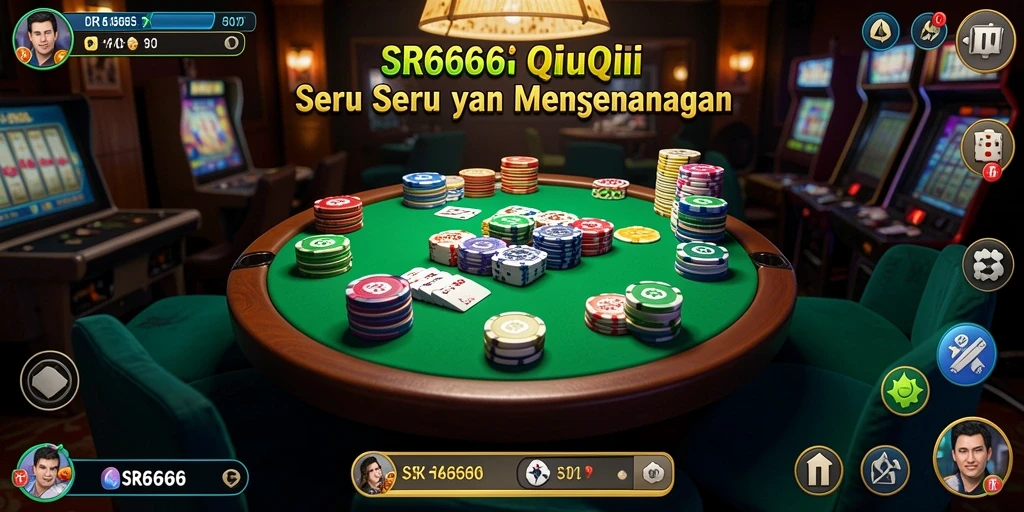 Tampilan gameplay QiuQiu yang seru di SR6666.