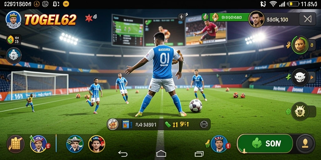 Screenshot TOGEL62 menampilkan gameplay olahraga yang seru dan interaktif.